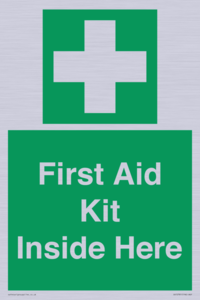 First Aid Kit Inside Here